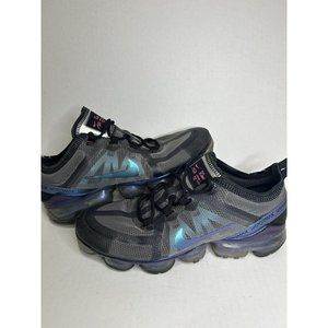 Nike Air Vapormax Mens Size 9.5 Throwback Future Black Blue AR6631-001 EUC